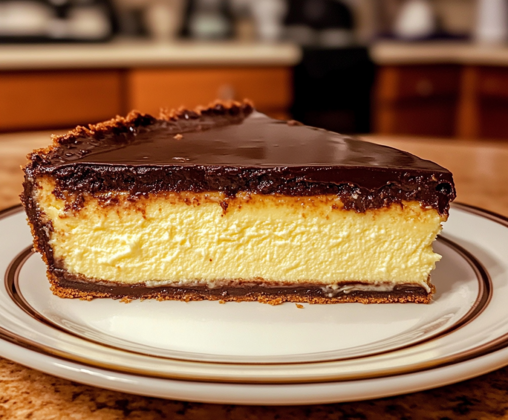 Boston Cream Pie Cheesecake