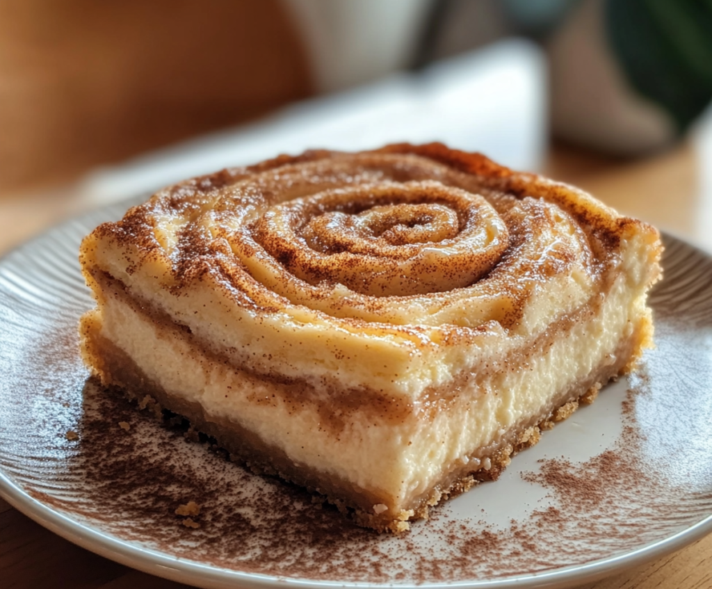 Cinnamon Roll Cheesecake