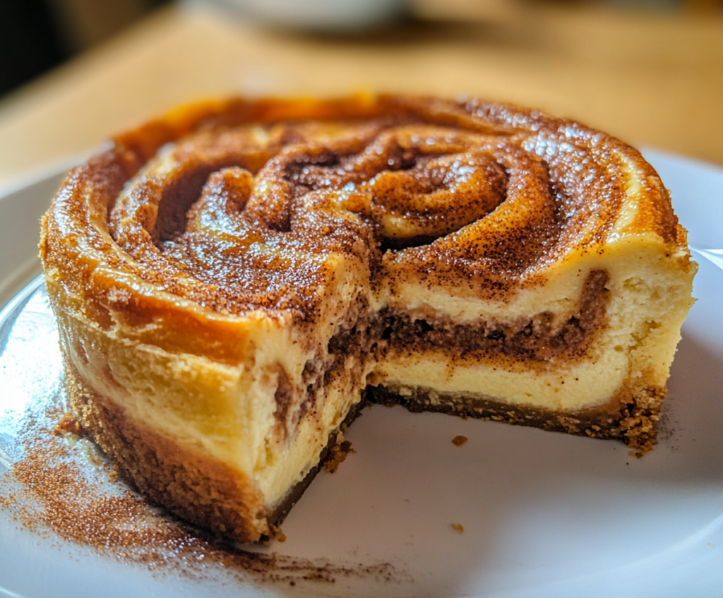 Cinnamon Roll Cheesecake